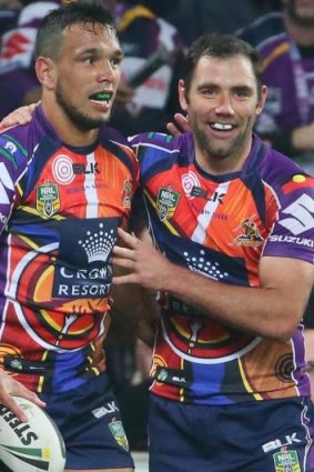 Will Chambers and Cameron Smith on Saturday night.