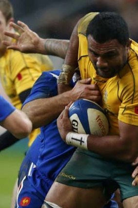 "You are only as good as your last game" ... Australia's Sekope Kepu.