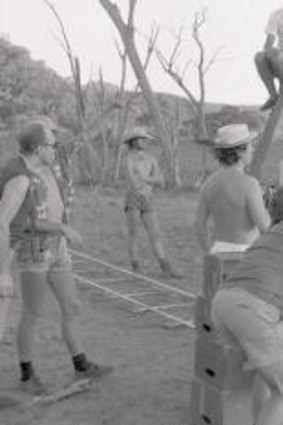 The outback setting of the <i>Let's Dance</i> video clip.