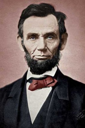 Great political speech: Abraham Lincoln. <i>Colourised by: Juan García/Flickr</i>