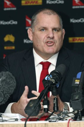 On a mission: New Wallabies coach Ewen McKenzie is determined to defeat the All Blacks.