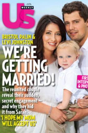 Bristol Palin and Levi Johnston appeared on the cover of Us Weekly.