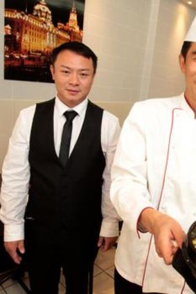Yang Qian and chef Baorong Lu.