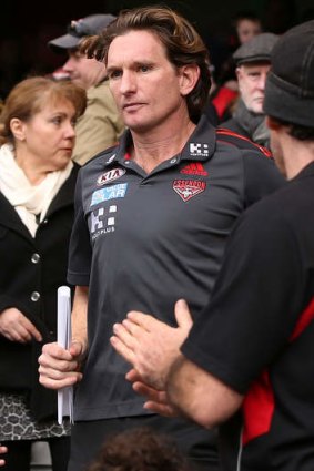 Charges expected: Essendon coach James Hird.