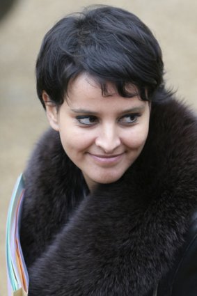 France’s minister of women’s rights Najat Vallaud-Belkacem