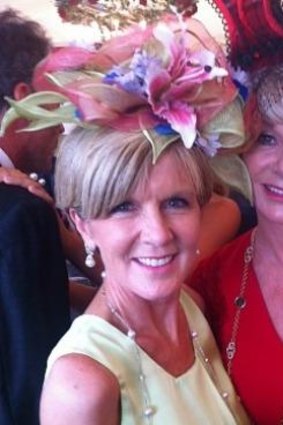 Foreign Minister Julie Bishop with Perth property developer Rhonda Wyllie.