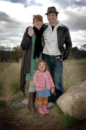 Pure Pod's Sean Watson and Kelli Donovan, with daughter Ruby Watson.