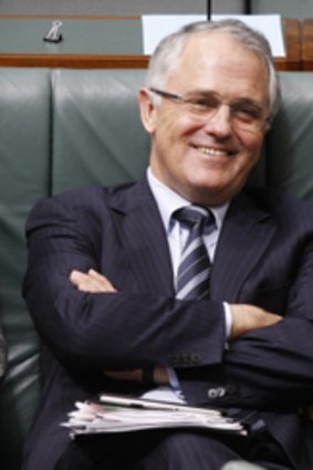 Opposition Leader Malcolm Turnbull.