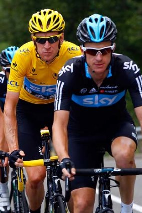 Changing team ... Michael Rogers, right, has joined Saxo-Tinkoff after leaving the British Sky team.