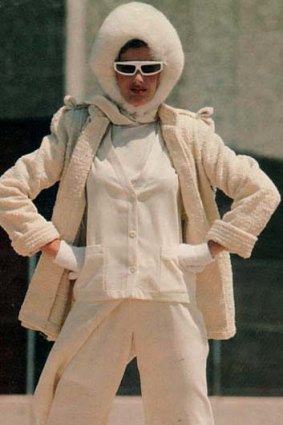 Deb Thomas modelling George Gross circa 1980.