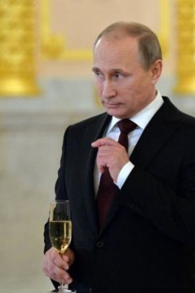 Kremlin anger at Ukraine pact: Russia's President Vladimir Putin.
