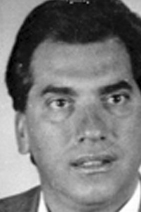 Domenico Rancadore, identified by British police as a senior member of an Italian mafia clan, is seen in an undated photo released by Italy's Interior Ministry.