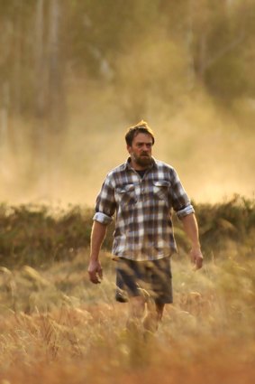 Clifton Creek resident John Hermans in a paddock reportedly mapped as old growth forest.