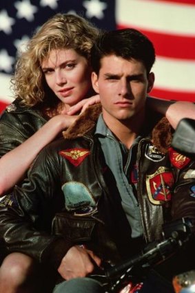 Need for speed: Tom Cruise and Kelly McGillis in the 1980s blockbuster Top Gun.