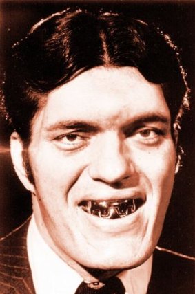 Richard Kiel as Jaws, the villain who appeared in <i>Moonraker</i> and <i>The Spy Who Loved Me</i>.