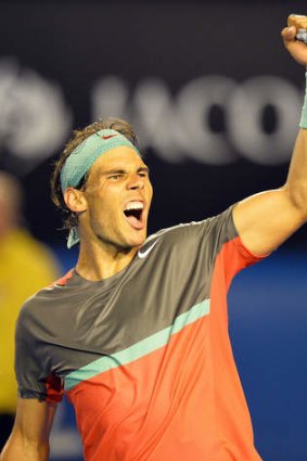Too good: Spain's Rafael Nadal.
