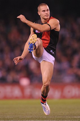 David Zaharakis has played 82 games for the Bombers after being taken at pick No.23 in the 2008 national draft.