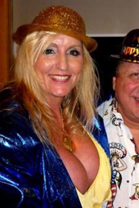 The PI and his fiancee: Frank Monte and escort service boss Sharon Sargeant.