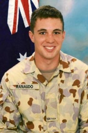 Highly trained...Private Benjamin Ranaudo was a member of the Townsville-based 1st Battalion, the Royal Australian regiment.