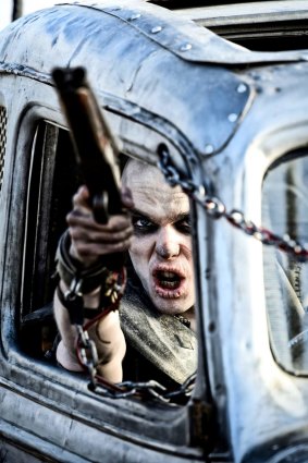 Nicholas Hoult in <i>Mad Max: Fury Road</i>.