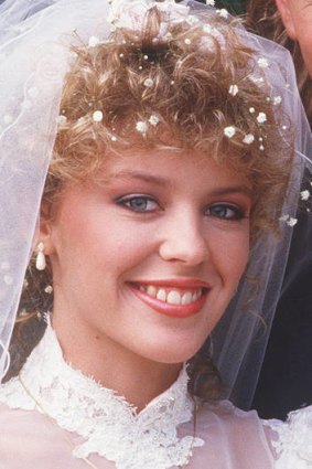 Charlene (Kylie Minogue) gets married in Neighbours.