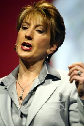 Carly Fiorina: Cashed up.