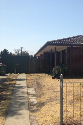 The house in Hamlyn Court, Meadow Heights.