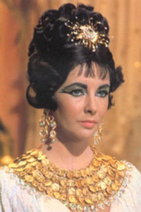 Elizabeth Taylor as Cleopatra in the 1963 film.