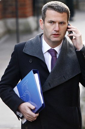 Mark Lewis arrives at the Leveson inquiry last year.