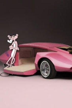 The original " Pink Panther" car that featured in the hit 1970s TV show.