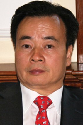 Dr Chau Chak Wing . . . urgent import of Chinese flags.
