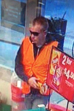 Police are looking for this man in relation to the stolen Audi.
