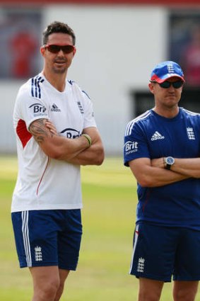 Pietersen has now joined former coach Andy Flower, right, out the door.