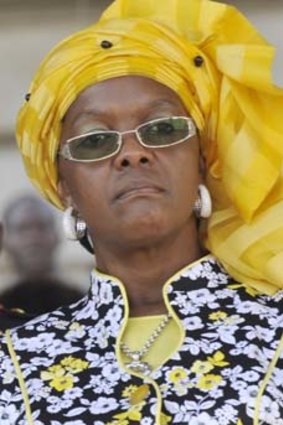 Grace Mugabe ... labelled 'DisGrace' by her critics.
