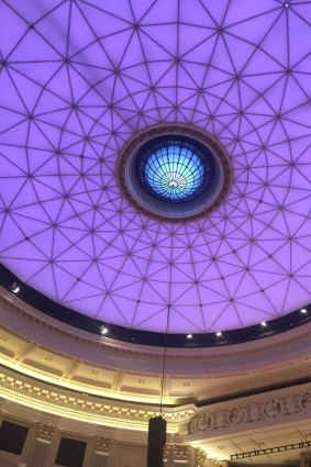 The dome in the ceiling of City Hall