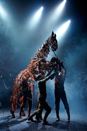 A scene from hit production <i>War Horse</i>.