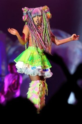 Costume changes and weirdness galore: Gaga pleases the Little Monsters.