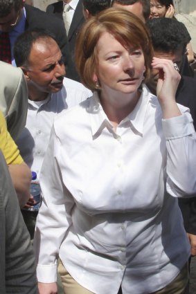 Julia Gillard ...failing to shape up as leader, polling says.