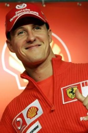 Formula One legend Michael Schumacher.