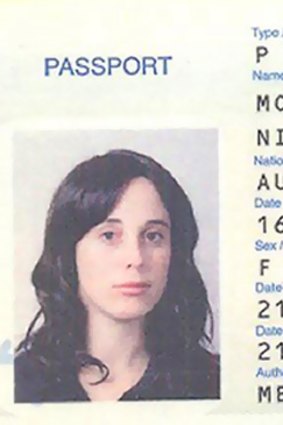 A photograph released by Dubai police purportedly shows the passport of Nicole McCabe.
