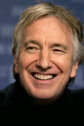 Star-studded event: British actor Alan Rickman will present <i>A Little Chaos</i>, his second film as a director, at Spectrum Now.