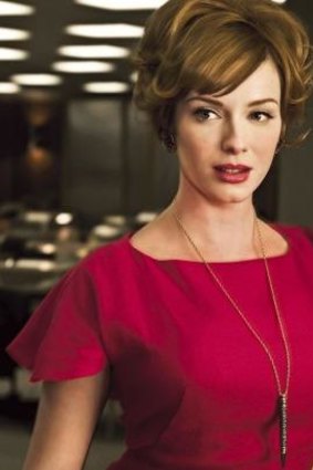 Christina Hendricks in <i>Mad Men</i>.