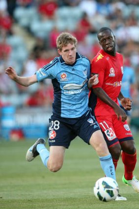 Return: Aaron Calver is in Sydney FC's squad for Saturday night's game.
