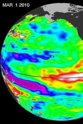 An image of the most recent El Nino (2009-10).