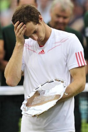 Defeated: Andy Murray.
