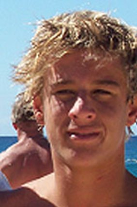 Champion young competitor Saxon Bird who died after surf accident.