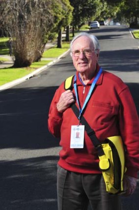 Jack Wilson, aged 81, is one of Australias oldest census collectors.