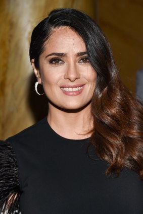 Salma Hayek brings sleazy Donald Trump's women problems to an even dozen