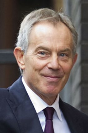 Tony Blair ... referred to secret notes in his book.