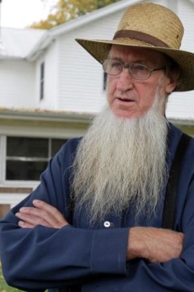 Samuel Mullet snr at his home in Ohio in 2011. 